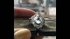 Antique 1920s $10,000 2ct Old Pear Cut Vs Diamond Platinum Wedding Ring Rare